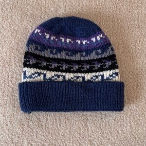 Cowichan wool knit hat.